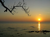 พระอาทิตย์ตกที่เกาะแปด(สิมิลัน) อุทยานแห่งชาติหมู่เกาะสิมิลัน อ.ท้ายเหมือง จ.พังงา